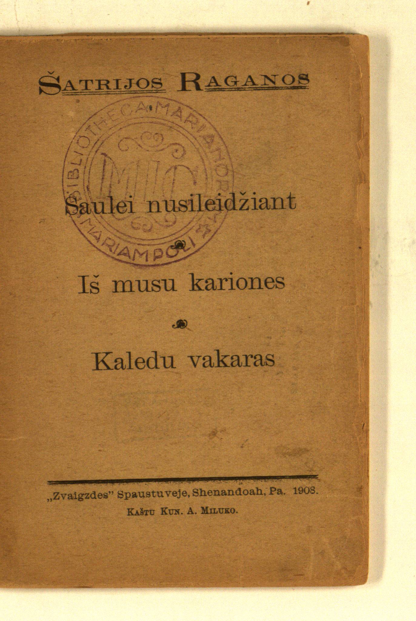 Saulei nusileidžiant