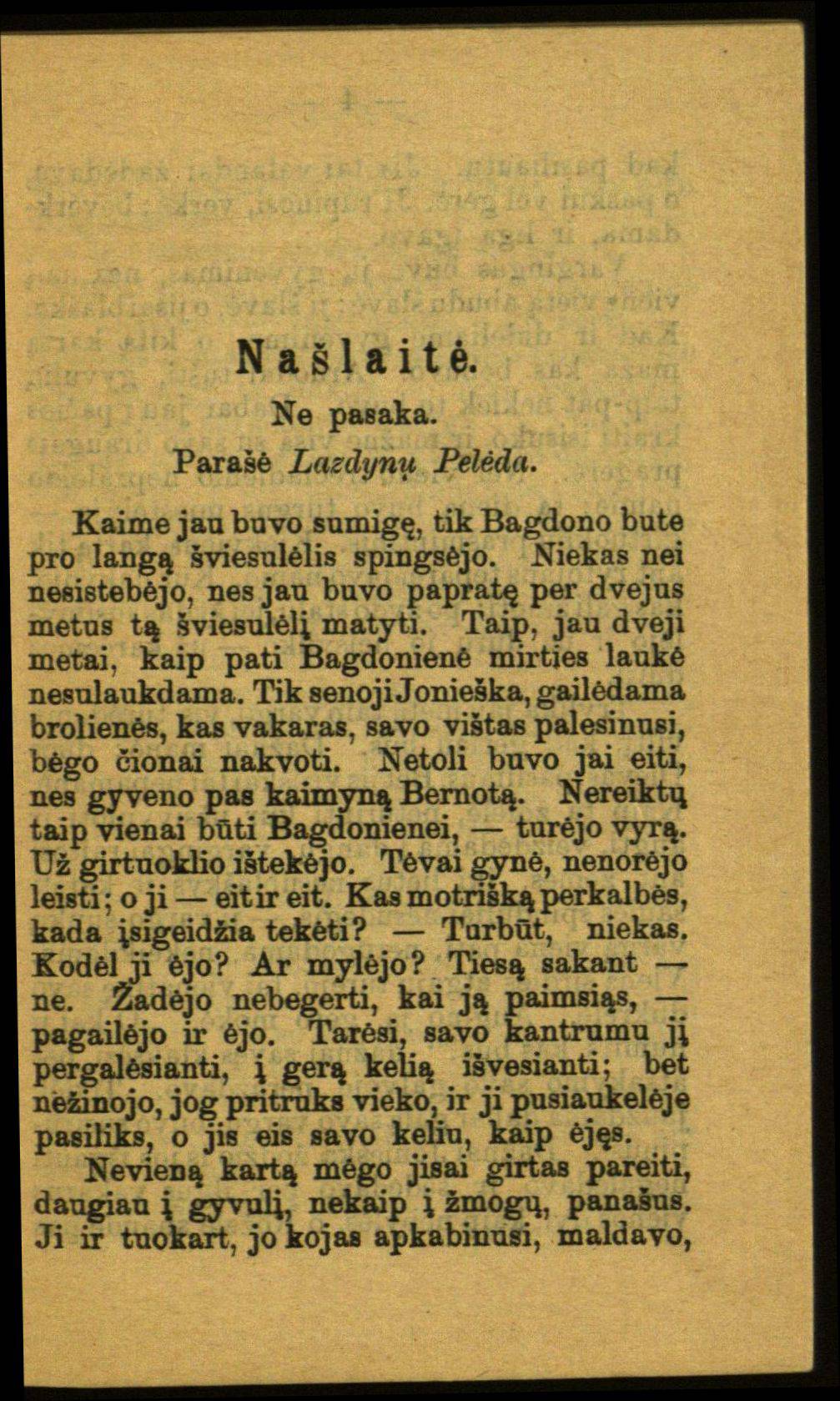 Našlaitė
