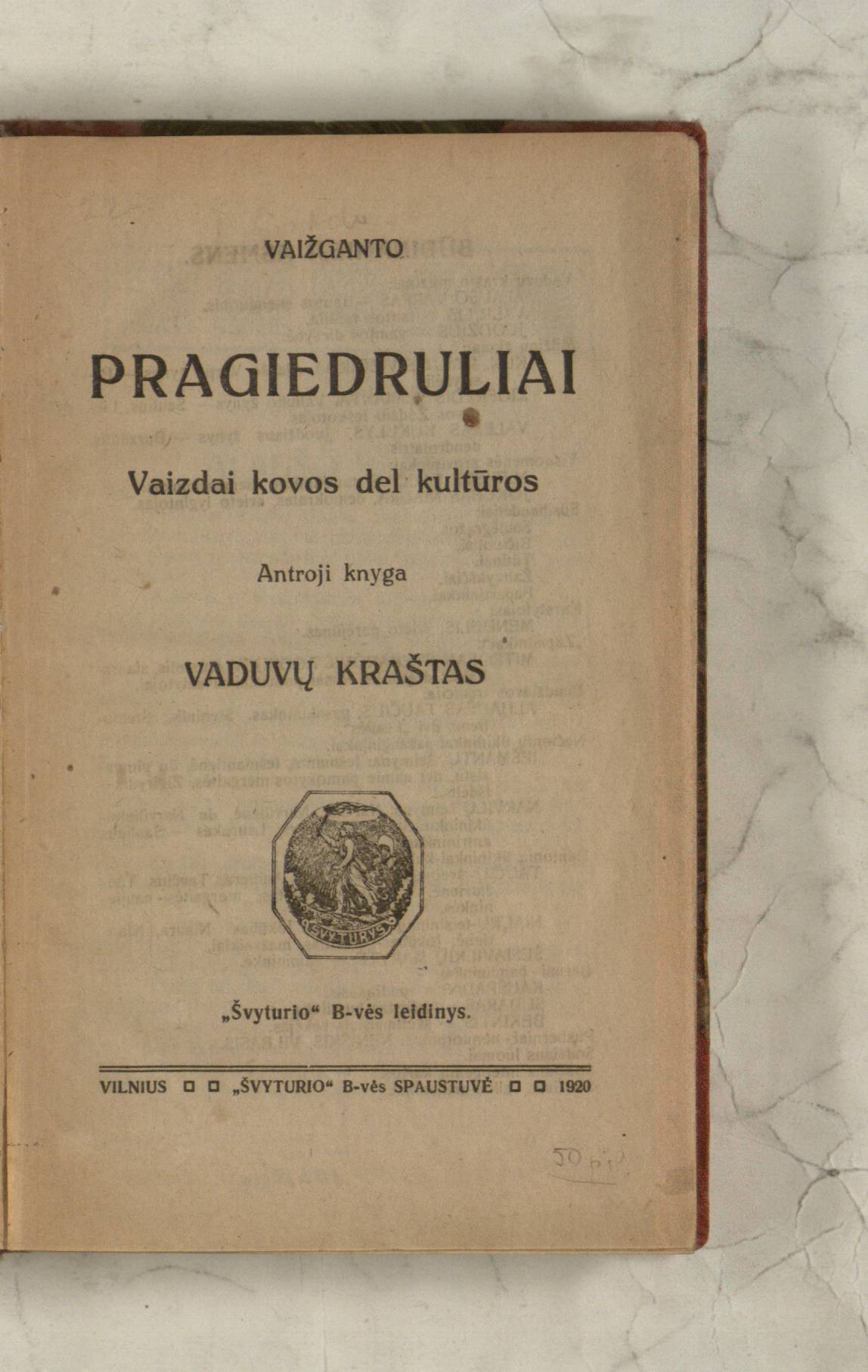 Pragiedruliai. 2 knyga