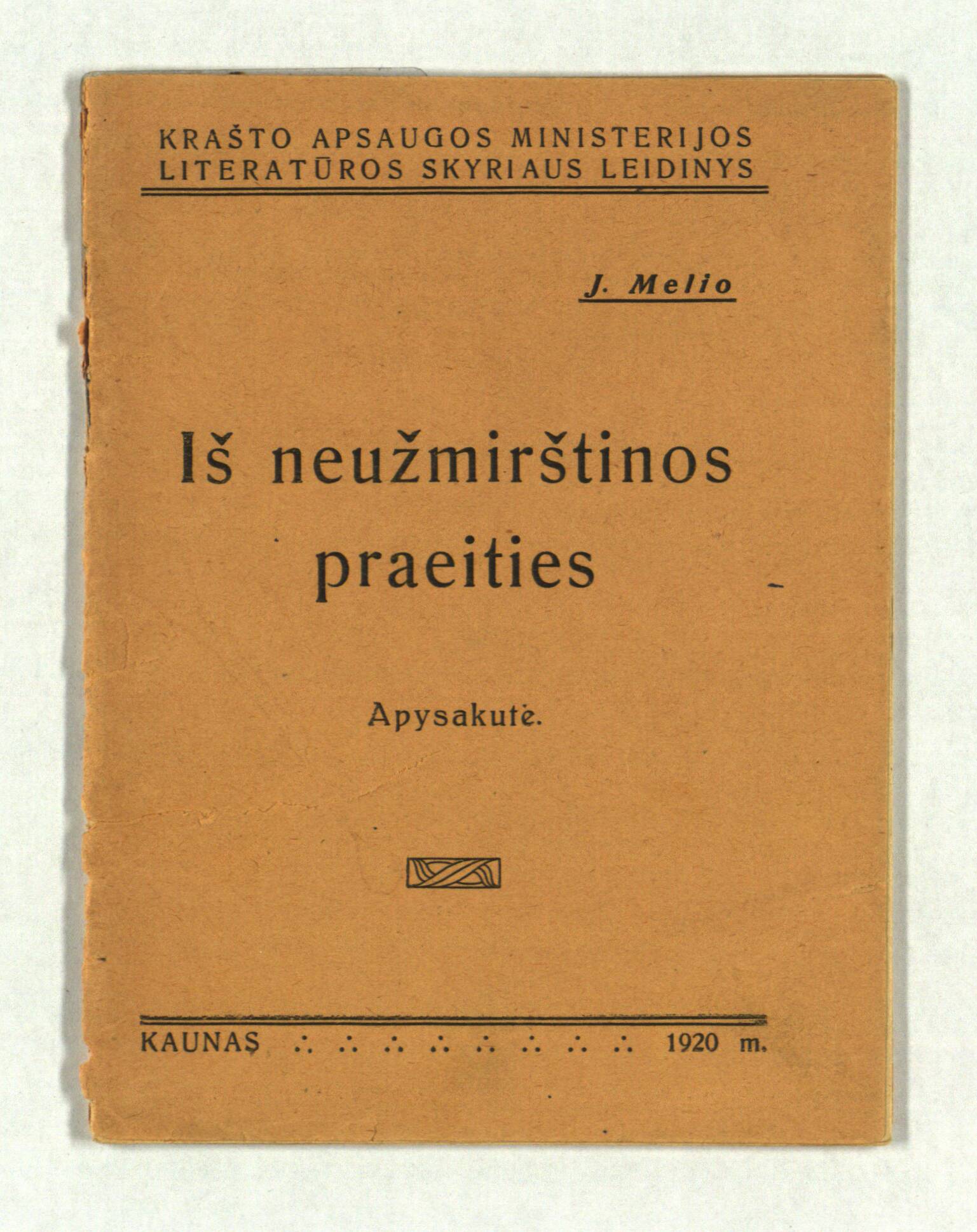 Iš neužmirštinos praeities