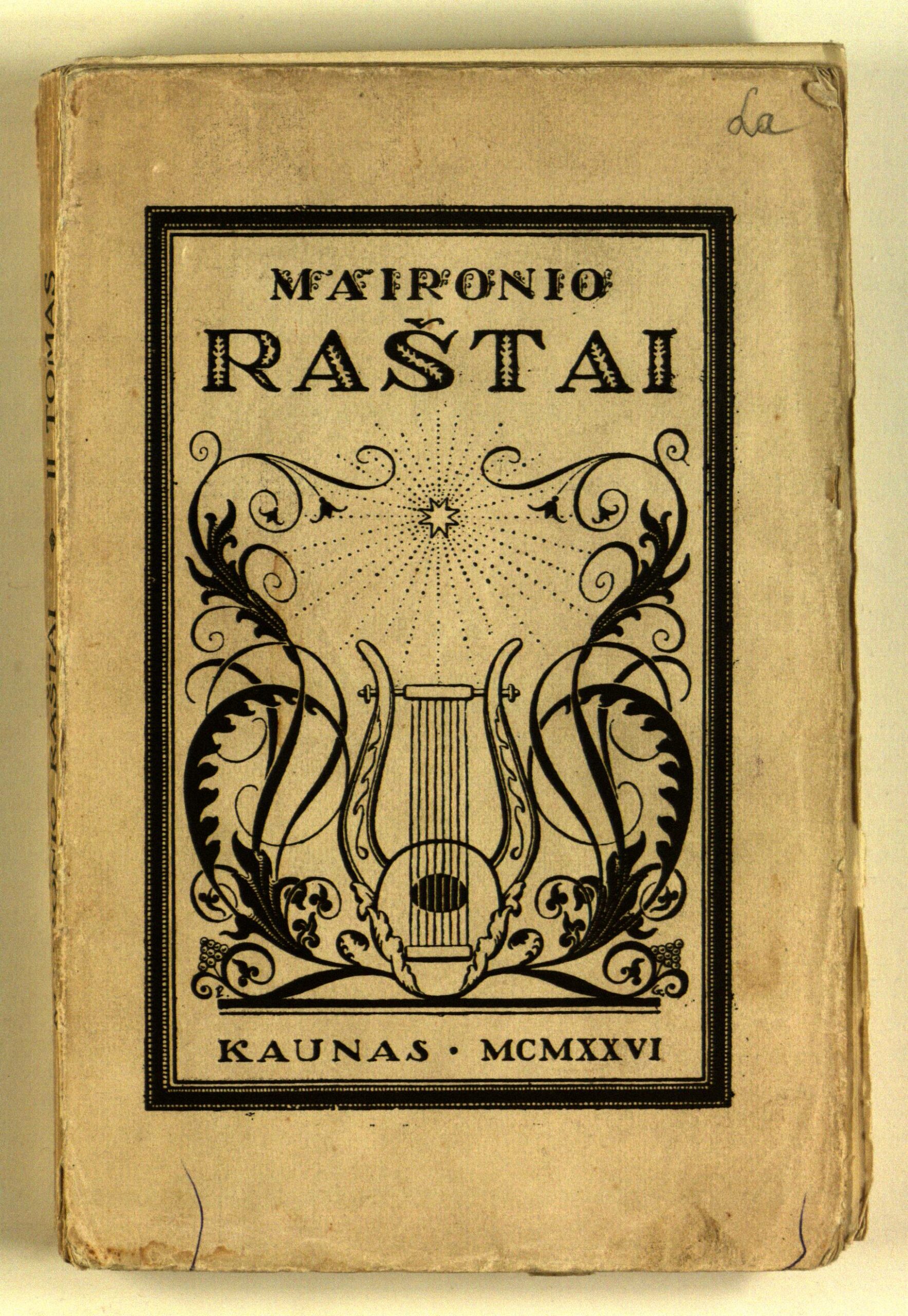 Maironio raštai. Epas