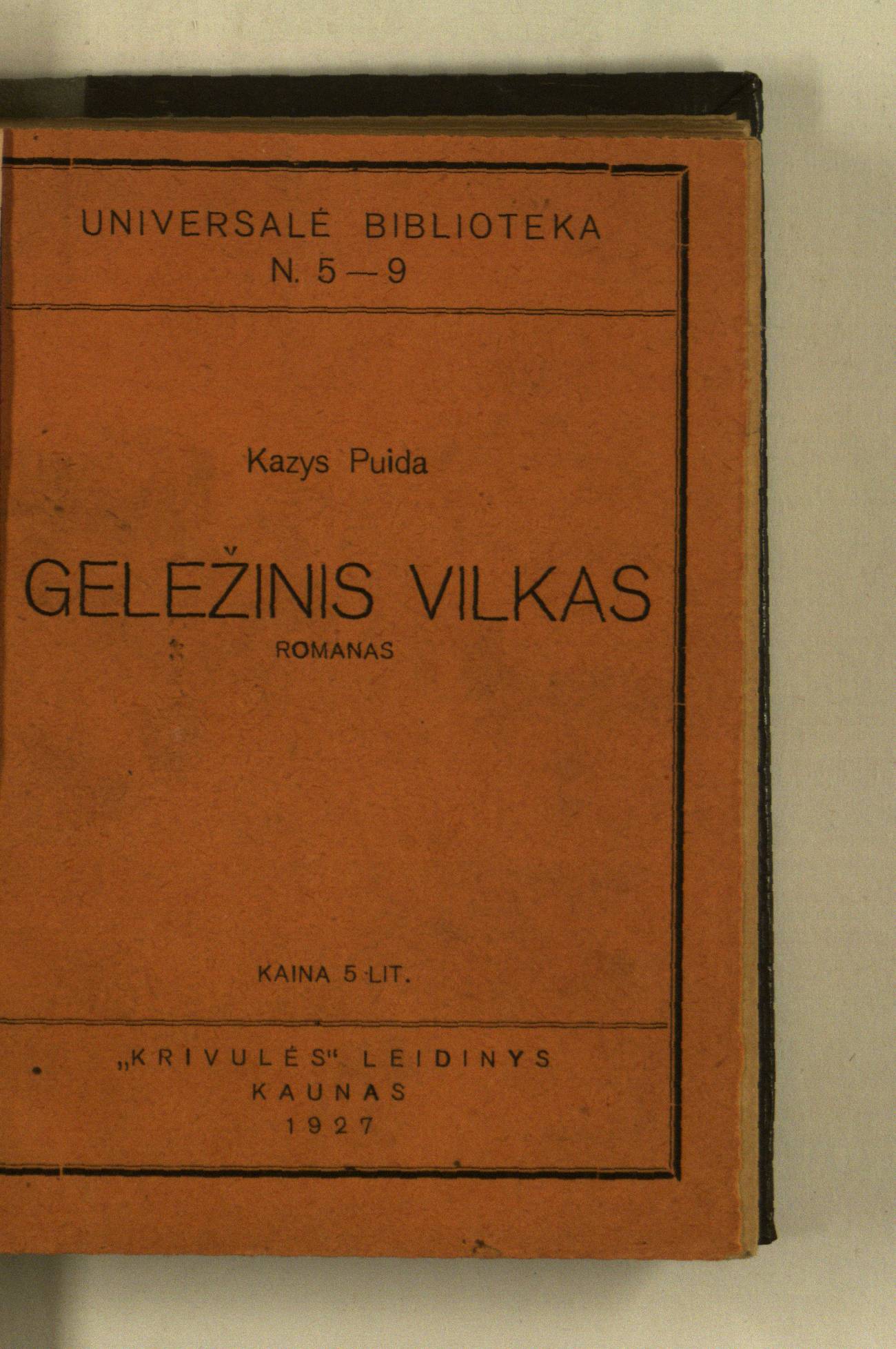 Geležinis vilkas
