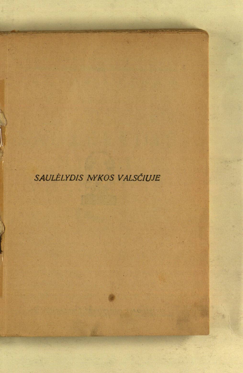 Saulėlydis Nykos valsčiuje