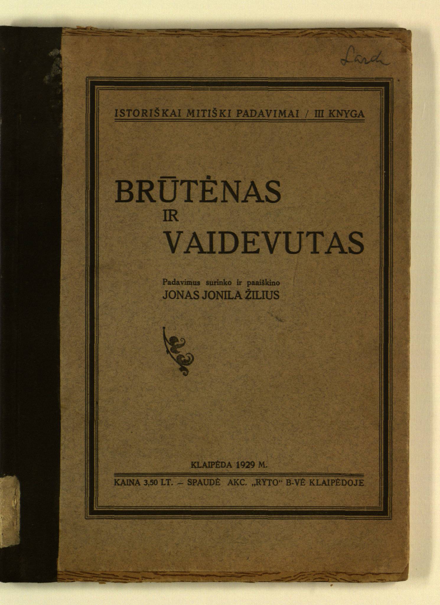 Brūtėnas ir Vaidevutas