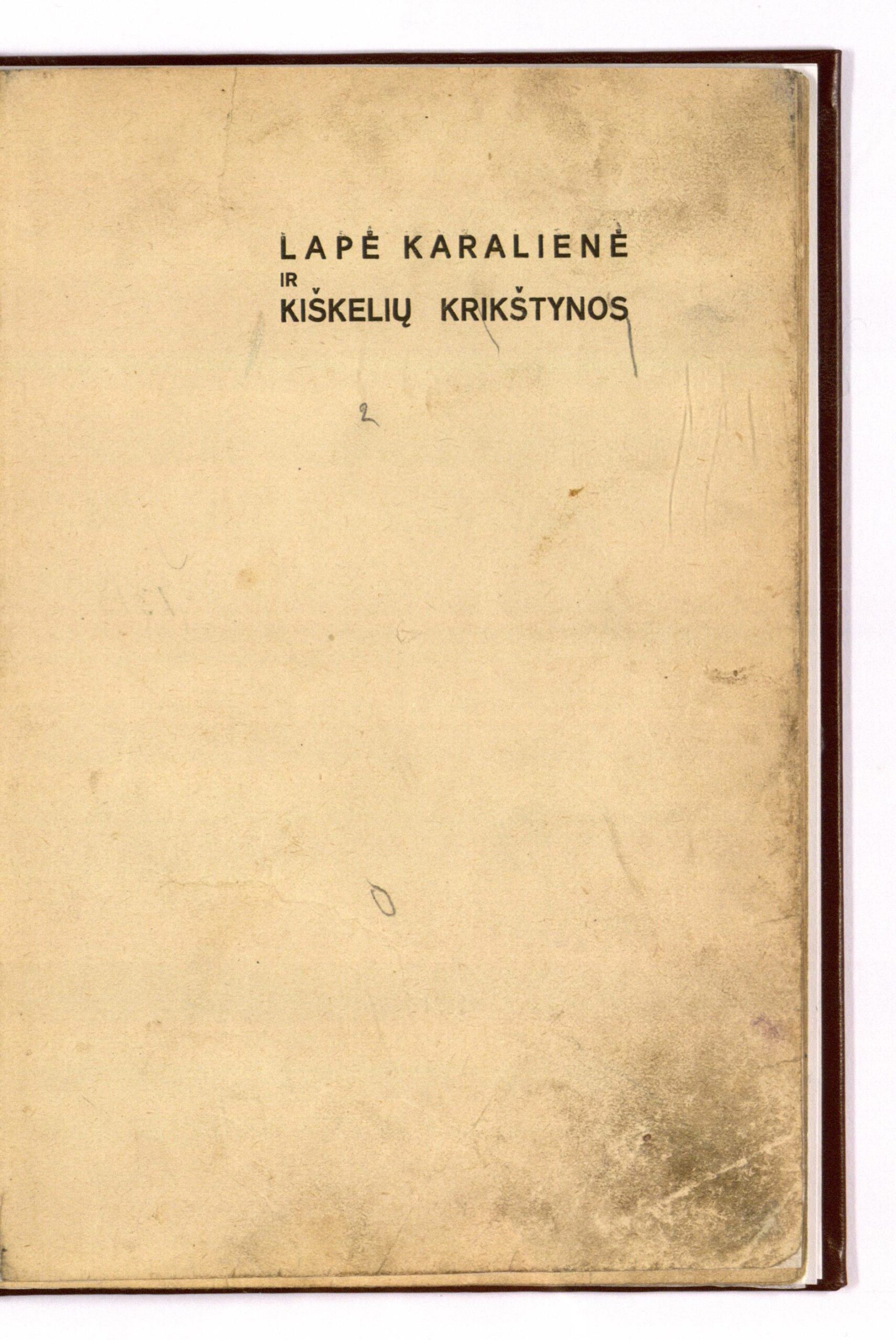 Lapė karalienė