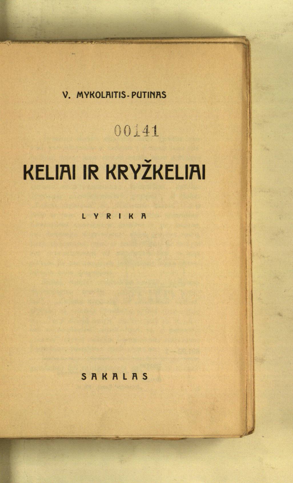 Keliai ir kryžkeliai