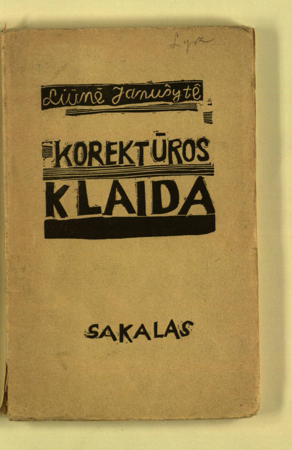 Korektūros klaida
