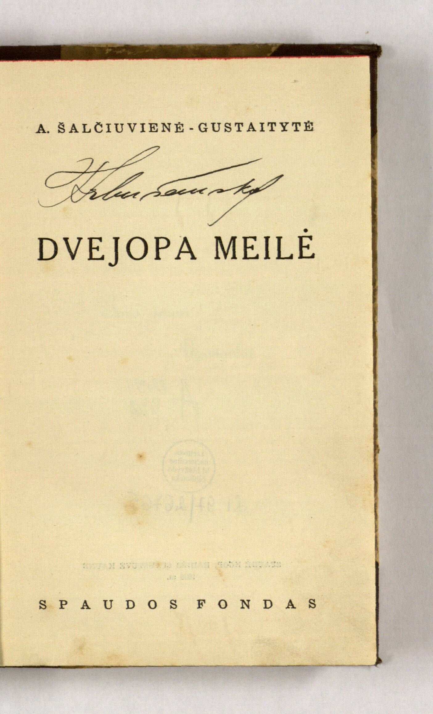 Dvejopa meilė