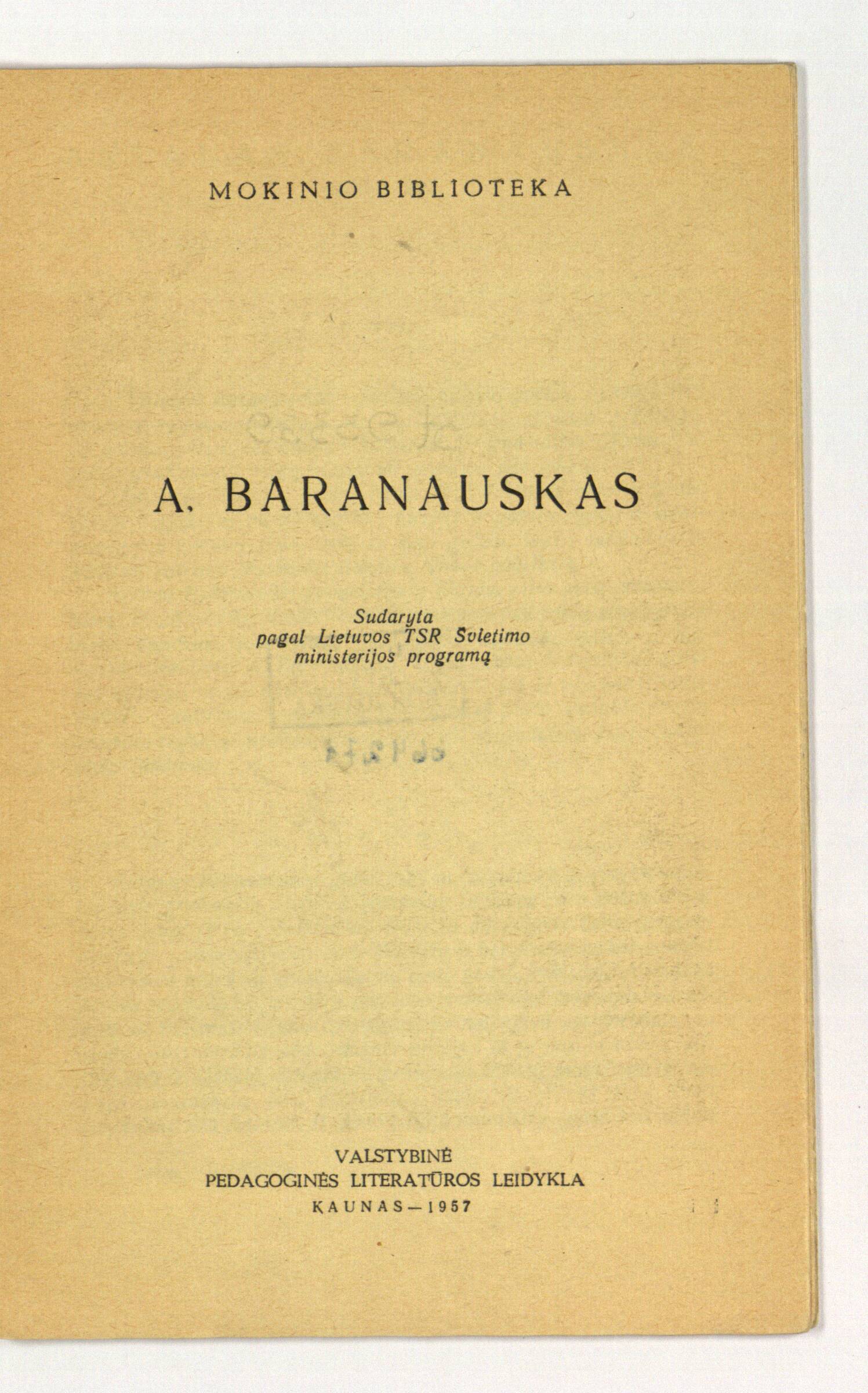 A. Baranauskas
