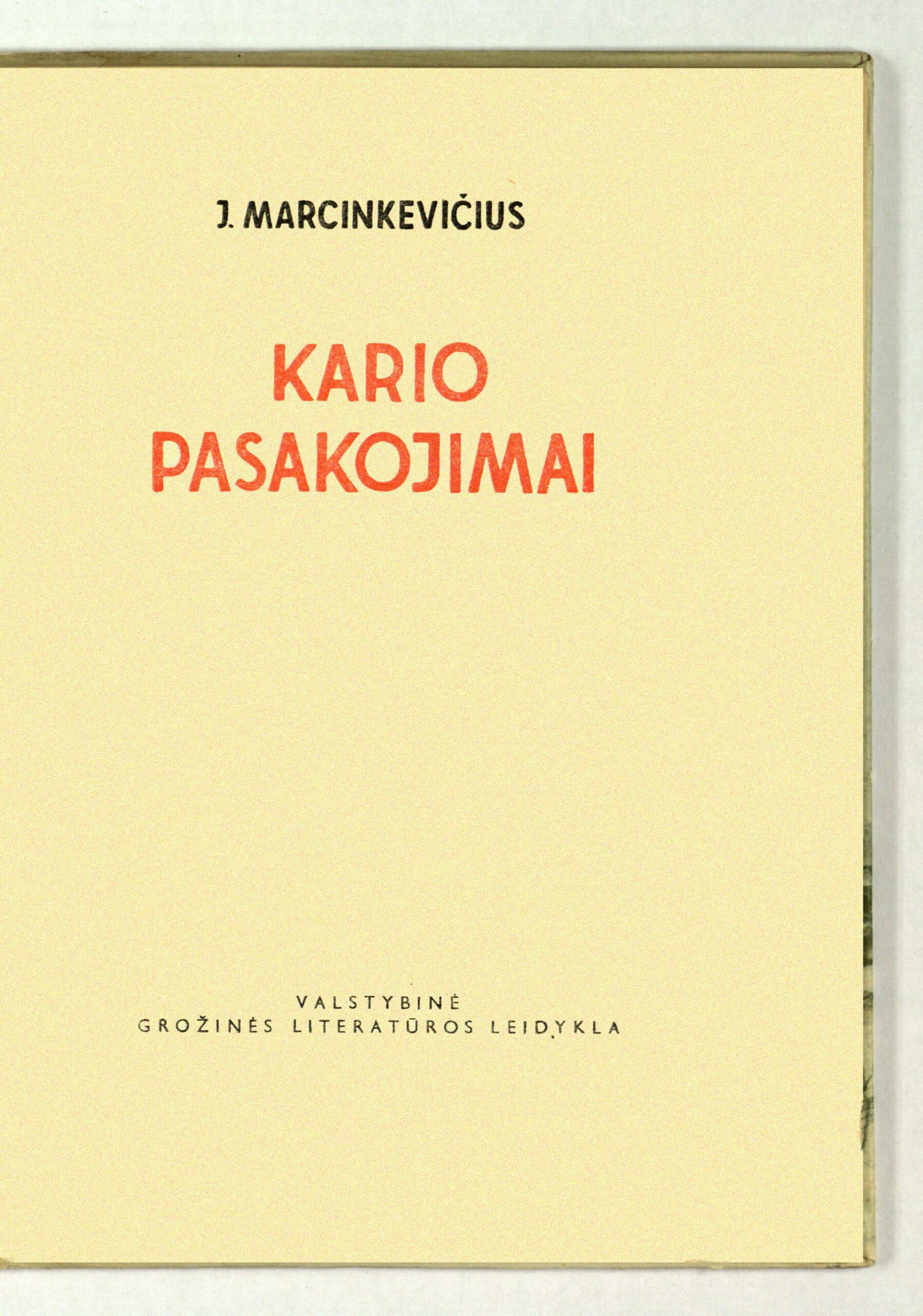Kario pasakojimai