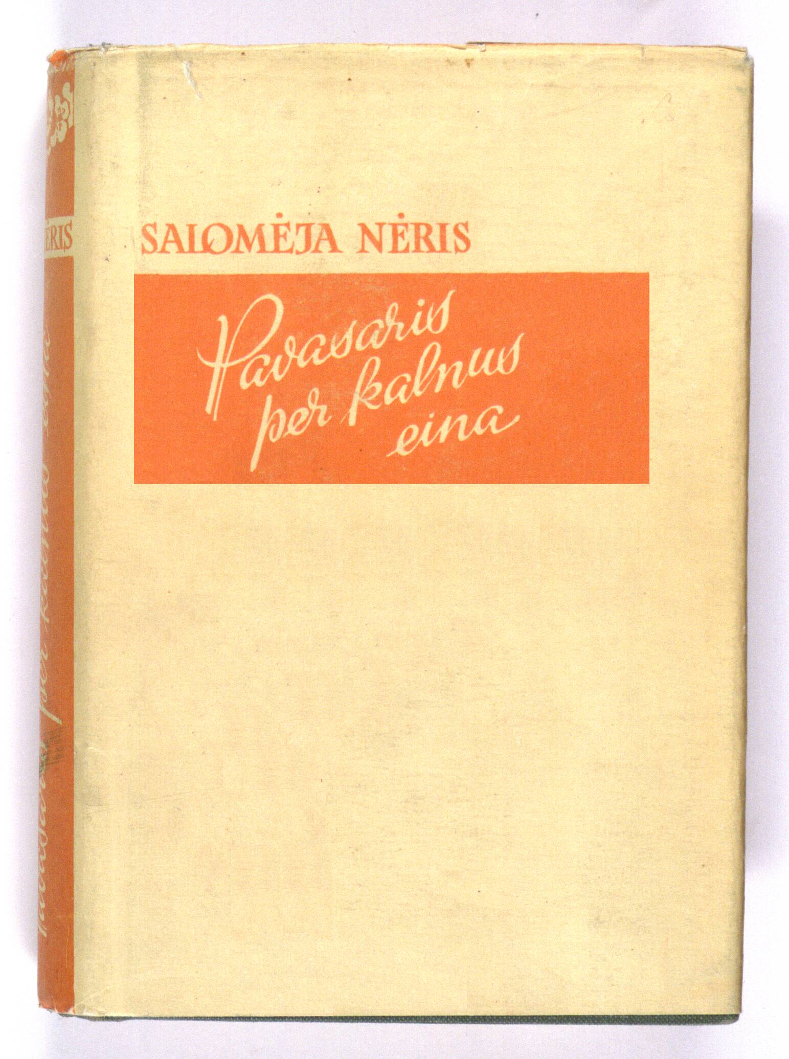 Pavasaris per kalnus eina