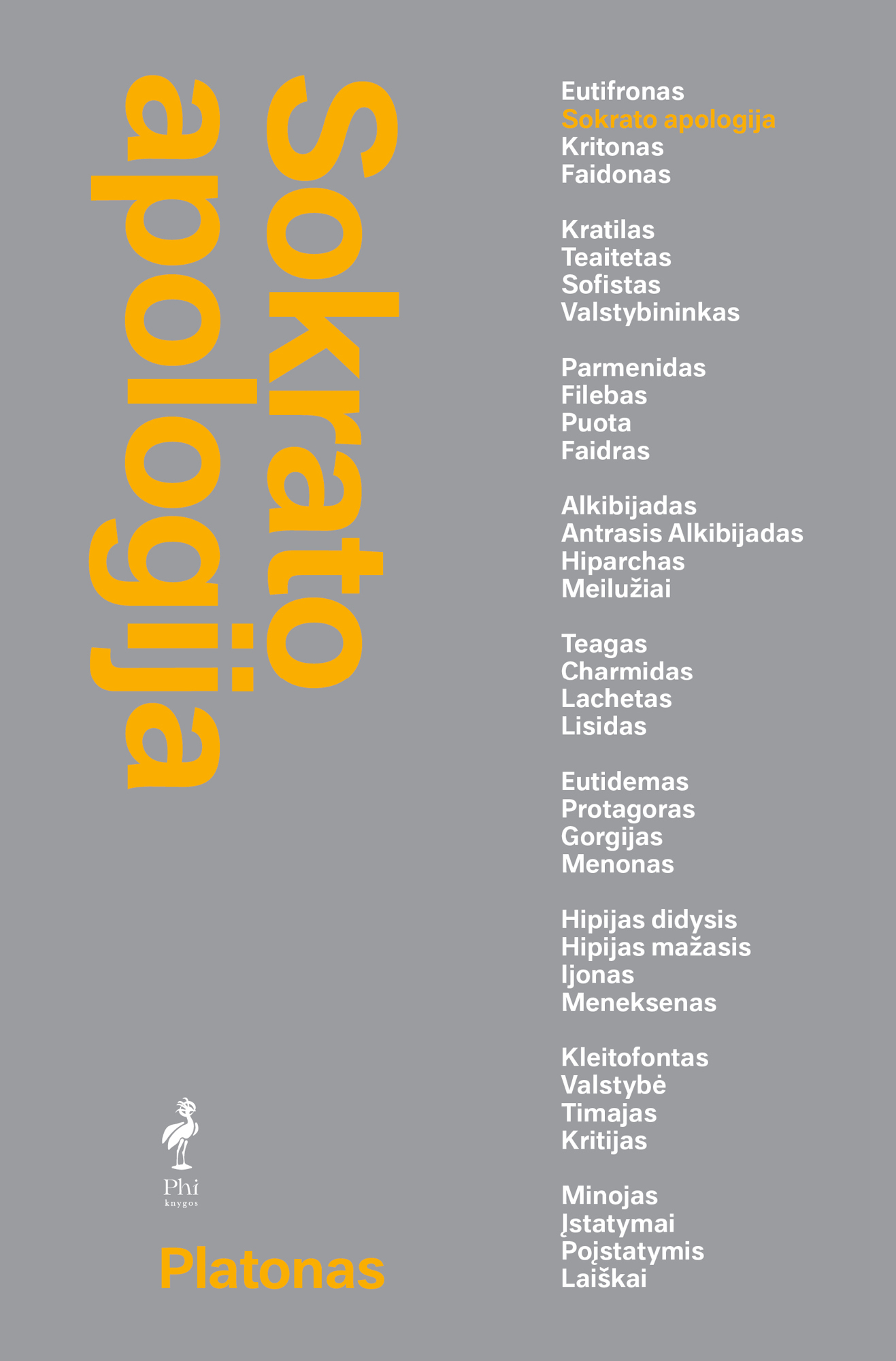 Platonas. Sokrato apologija